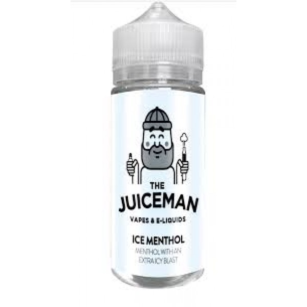 THE JUICEMAN ICE MENTHOL 100ML E Liquid Shortfill 50VG Vape Juice