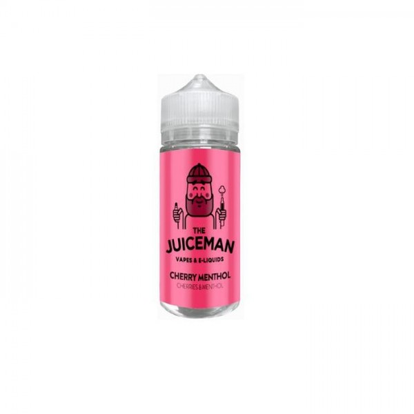 THE JUICEMAN CHERRY MENTHOL 100ML E Liquid Shortfill 50VG Vape Juice