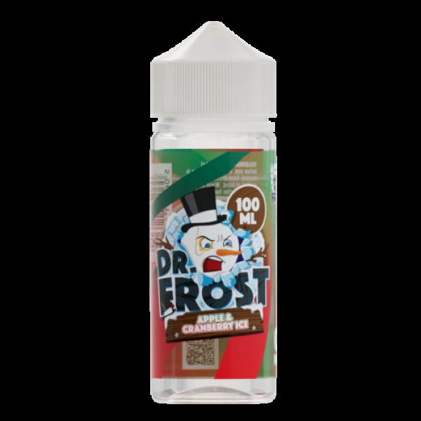 DR FROST APPLE AND CRANBERRY ICE 70VG E-liquid, 0MG Vape, 100ML Juice