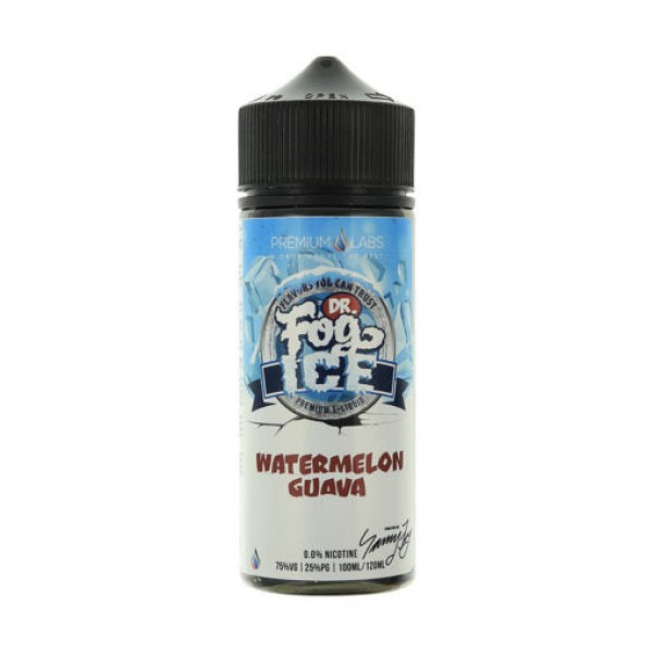 DR FOG WATERMELON GUAVA ICE SERIES 100ML SHORTFILL 75VG E LIQUID JUICE VAPE