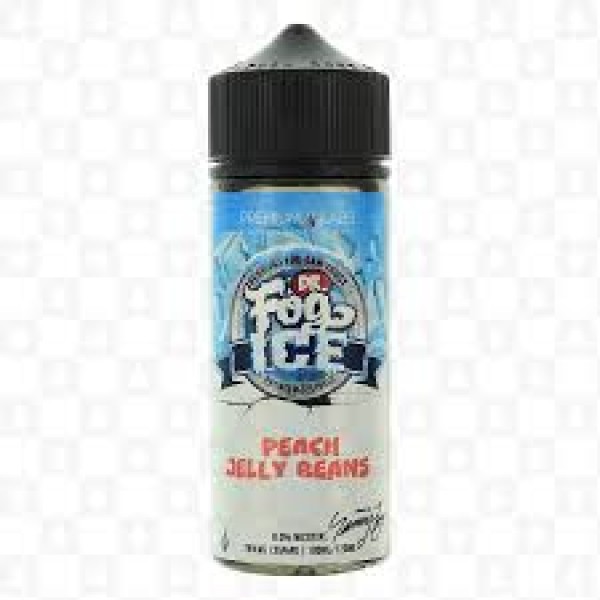 DR FOG PEACH JELLY BEANS ICE SERIES 100ML SHORTFILL 75VG E LIQUID JUICE VAPE