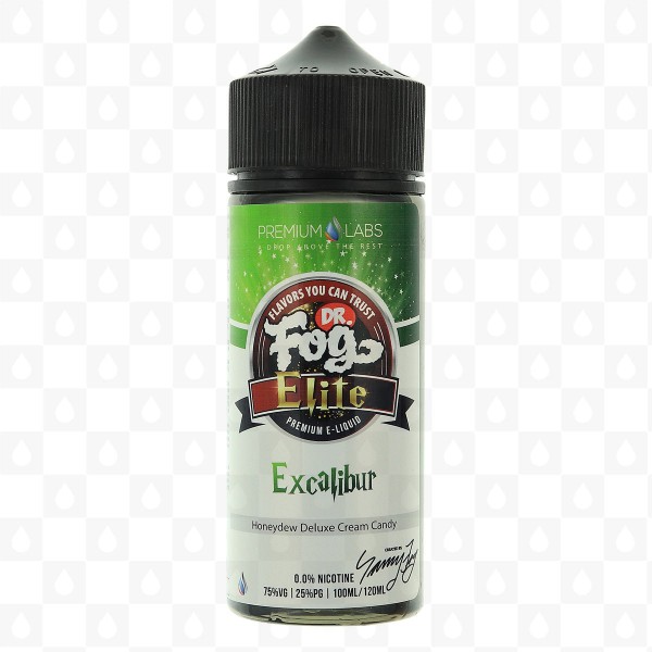 DR FOG EXCALIBUR ELITE 100ML SHORTFILL 75VG E LIQUID JUICE VAPE