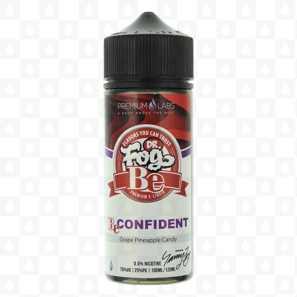 DR FOG BE CONFIDENT 100ML SHORTFILL 75VG E LIQUID JUICE VAPE