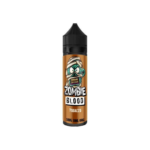 Tobacco By Zombie Blood 50ML E Liquid 50VG Vape 0MG Juice