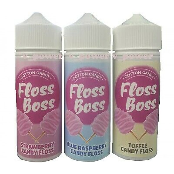 Toffee Candy Floss - Floss Boss By Kingston 100ML E Liquid 70VG Vape 0MG Juice