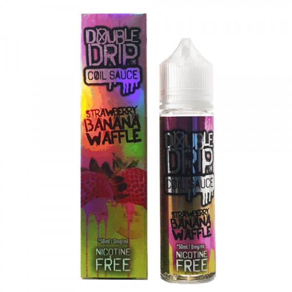 DOUBLE DRIP – STRAWBERRY BANANA WAFFLE E LIQUID 50ML 80VG