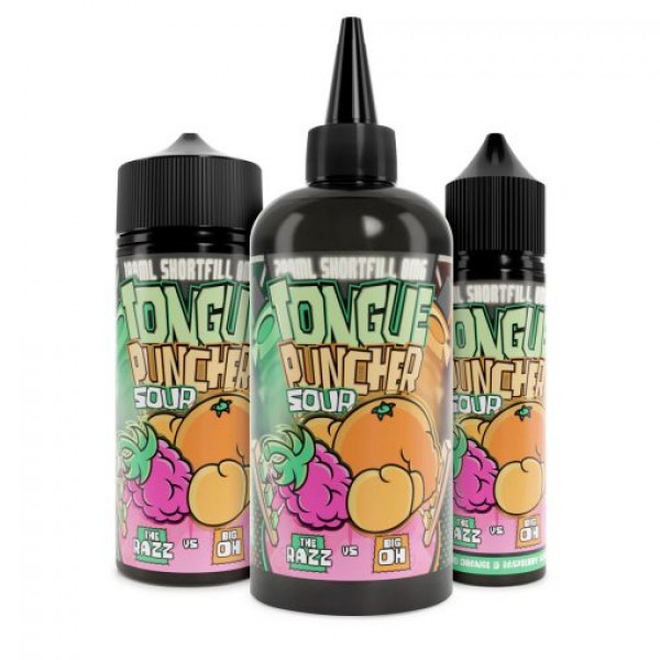 Tongue Puncher - Raspberry & Blood Orange Sour By Joe's Juice | 50ML, 100ML, 200ML E Liquid | 70VG Vape | 0MG Juice