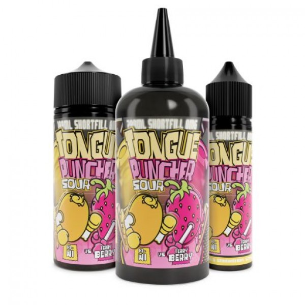 Tongue Puncher - Kiwi & Strawberry Sour By Joe's Juice | 50ML, 100ML, 200ML E Liquid | 70VG Vape | 0MG Juice