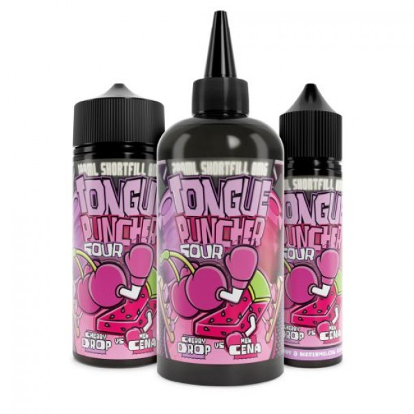 Tongue Puncher - Cherry & Watermelon Sour By Joe's Juice | 50ML, 100ML, 200ML E Liquid | 70VG Vape | 0MG Juice