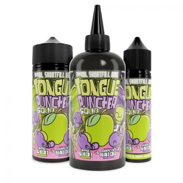 Tongue Puncher - Apple & Grape Sour By Joe's Juice | 50ML, 100ML, 200ML E Liquid | 70VG Vape | 0MG Juice