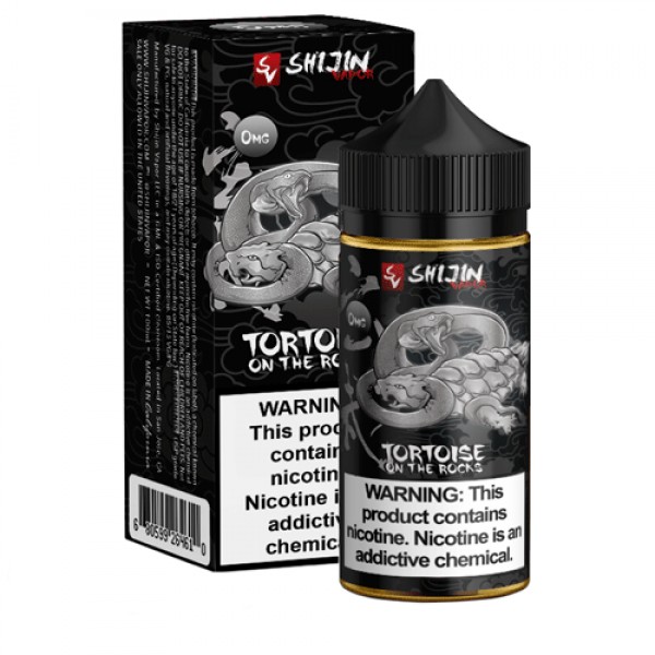 Tortoise On The Rocks by Shijin Vapor 100ML E Liquid 70VG Vape 0MG Juice