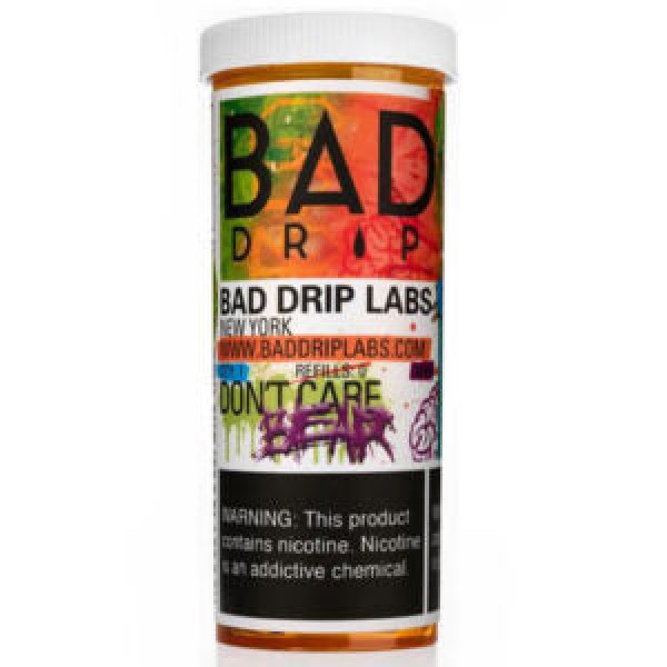 Don't Care Bear By Bad Drip 50ML E Liquid 70VG/30PG Vape 0MG Juice