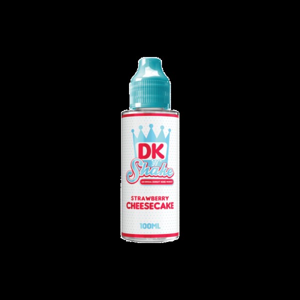 DK ' N' Shake - Strawberry Cheesecake by Donut King. 70VG/30PG E-liquid, 0MG Vape, 100ML Juice