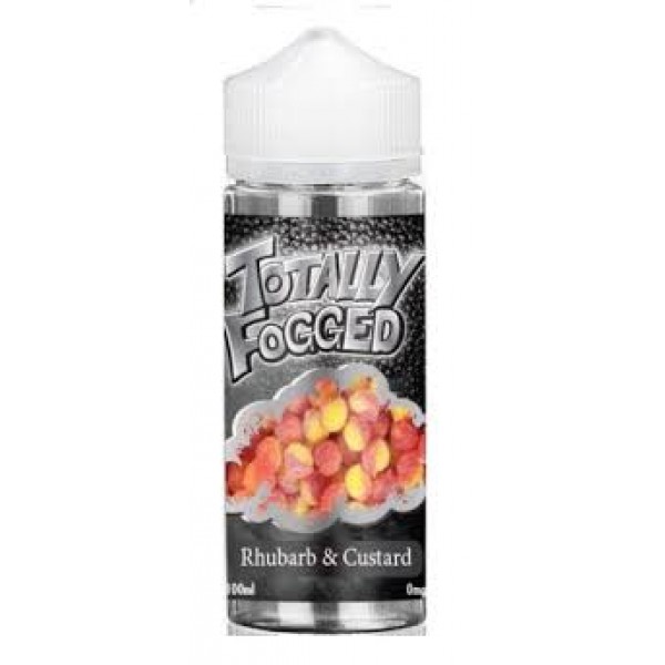 TOTALLY FOGGED RHUBARB CUSTARD 100ML E LIQUID JUICE 70VG SHORTFILL VAPE