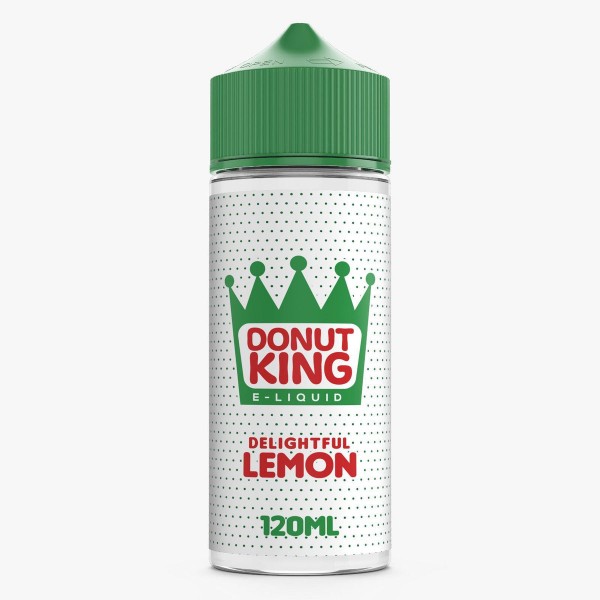 Delightful Lemon by Donut King. 70VG/30PG E-liquid, 0MG Vape, 100ML Juice