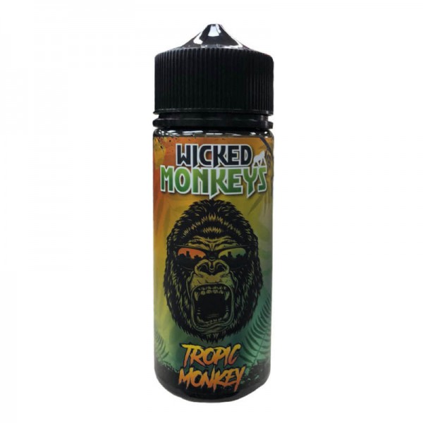 Tropic Monkey By Wicked Monkeys 100ML E Liquid 70VG Vape 0MG Juice