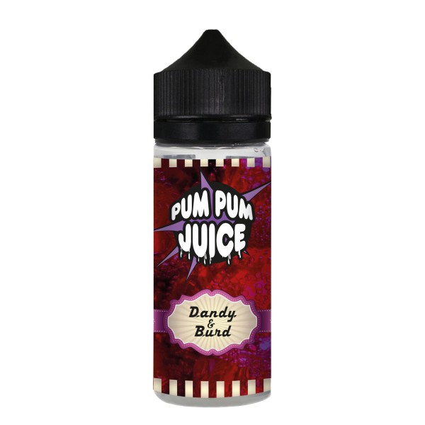 Dandy And Burd by Pum Pum Juice. 0MG 100ML E-liquid. 70VG/30PG Vape Juice