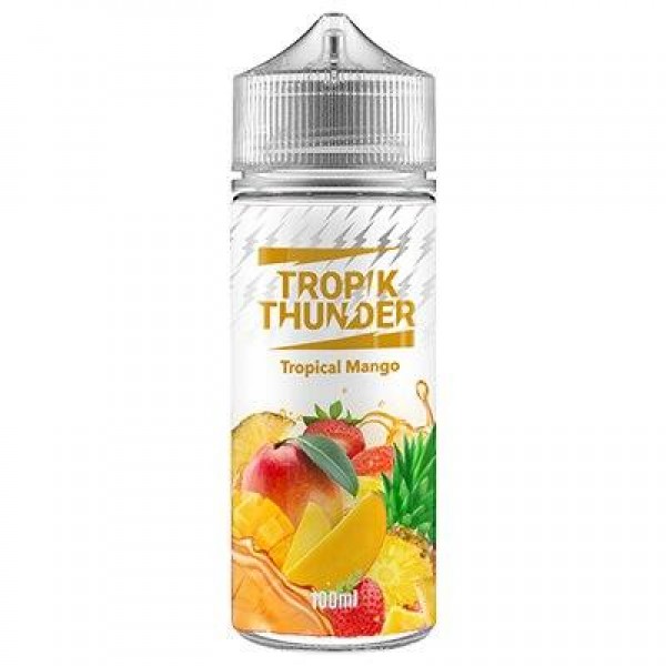 Tropical Mango E-Liquid by Tropik Thunder 100ml Shortfill 70VG Vape