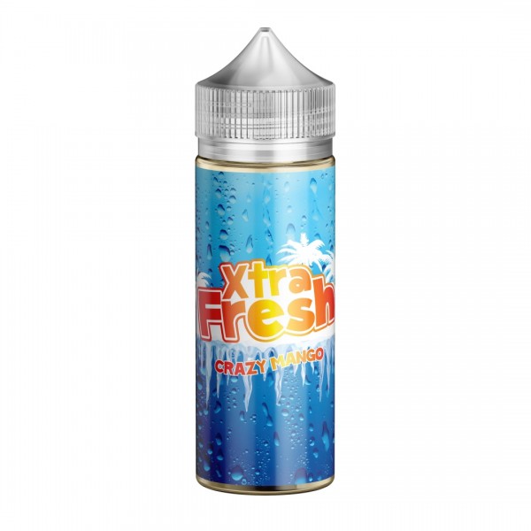 Crazy Mango XTRA Fresh. 100ML E-liquid, 0MG vape, 70VG/30PG juice