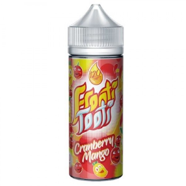 CRANBERRY MANGO E LIQUID BY FROOTI TOOTI TROPICAL TROUBLE SERIES 100ML SHORTFILL 70VG VAPE