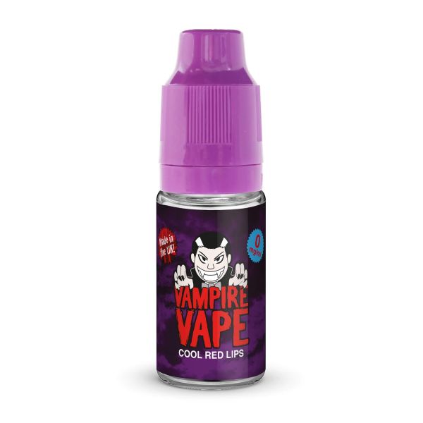 Cool Red Lips By Vampire Vape 10ML E Liquid. All Strengths Of Nicotine Juice