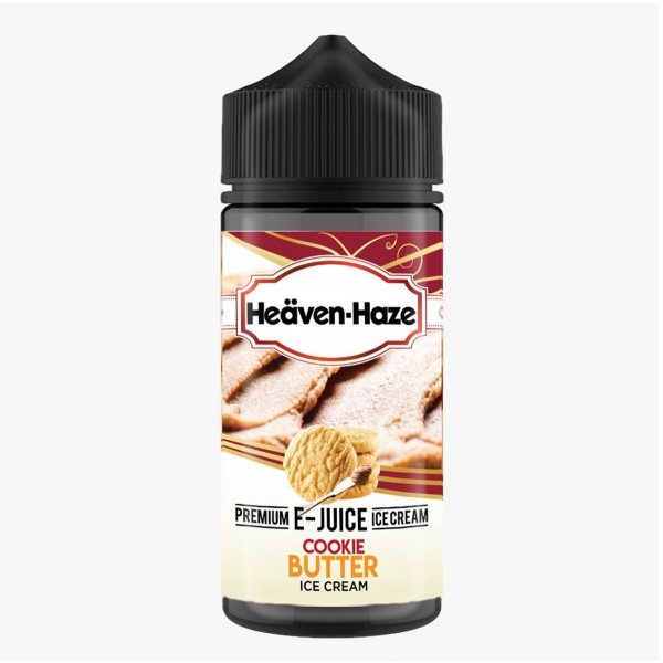 Cookie Butter Ice Cream By Heaven Haze 100ML E Liquid 70VG Vape 0MG Juice