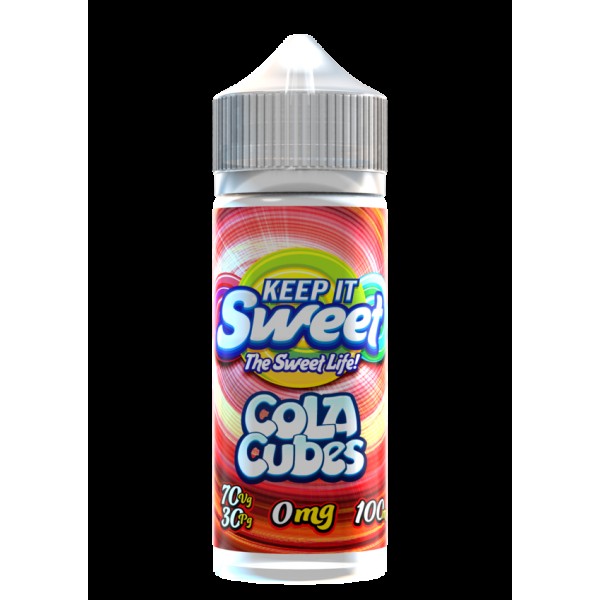 Cola Cubes - Keep It Sweet 100ml E-liquid Juice 70VG Vape