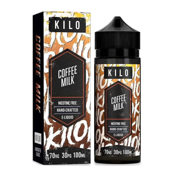 Coffee Milk by Kilo, 100ML E Liquid, 70VG Vape, 0MG Juice