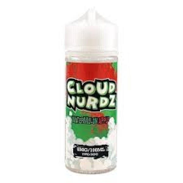 CLOUD NURDZ WATERMELON APPLE 100ML E LIQUID SHORTFILL 70VG JUICE