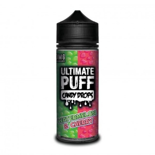 Ultimate Puff Candy Drops Watermelon & Cherry 100ML Shortfill