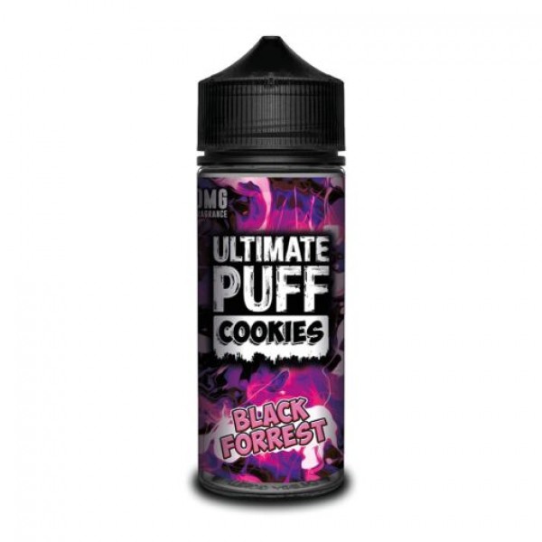 Ultimate Puff Cookies – Black Forrest 100ML E Liquid, 70VG Vape, 0MG Juice, Shortfill