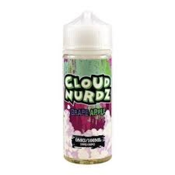 CLOUD NURDZ GRAPE APPLE 100ML E LIQUID SHORTFILL 70VG JUICE