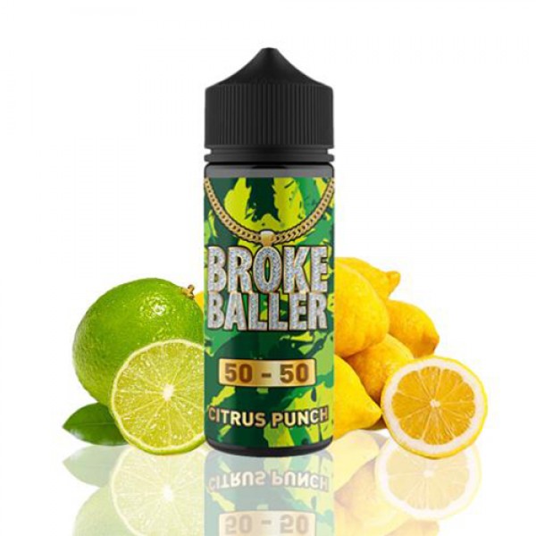 Citrus Punch by Broke Baller 100ml E Liquid Juice 50vg 50pg Vape