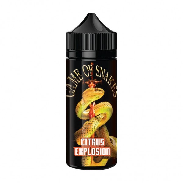 Citrus Explosion By Game Of Snakes 100ML E Liquid 70VG Vape 0MG Juice