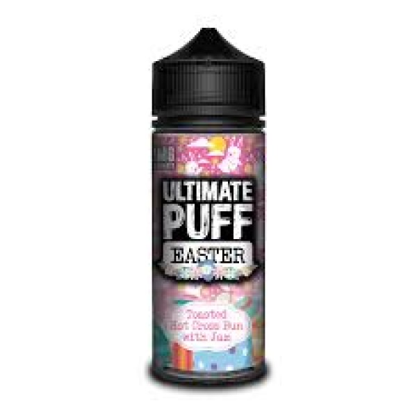 Ultimate Puff Easter Edition – Toasted Hot Cross Bun With Jam 100ML E Liquid, 70VG Vape, 0MG Juice, Shortfill