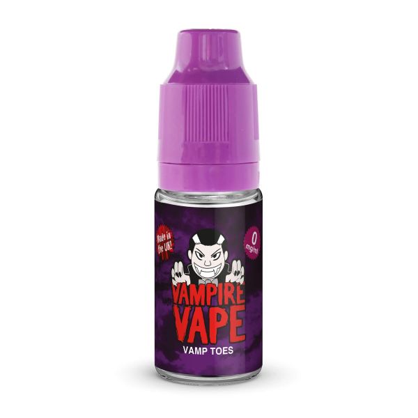 Vamp Toes By Vampire Vape 10ML E Liquid. All Strengths Of Nicotine Juice