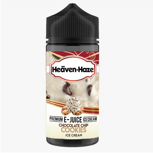 Chocolate Chip Cookies Ice Cream By Heaven Haze 100ML E Liquid 70VG Vape 0MG Juice