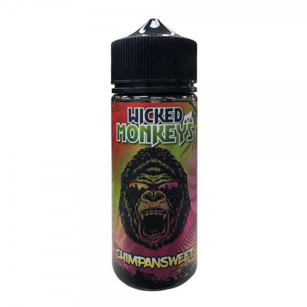 Chimpansweet By Wicked Monkeys 100ML E Liquid 70VG Vape 0MG Juice