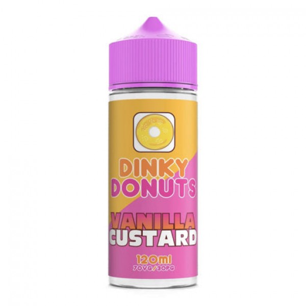 Vanilla Custard By Dinky Donuts 100ML E Liquid 70VG Vape 0MG Juice Shortfill