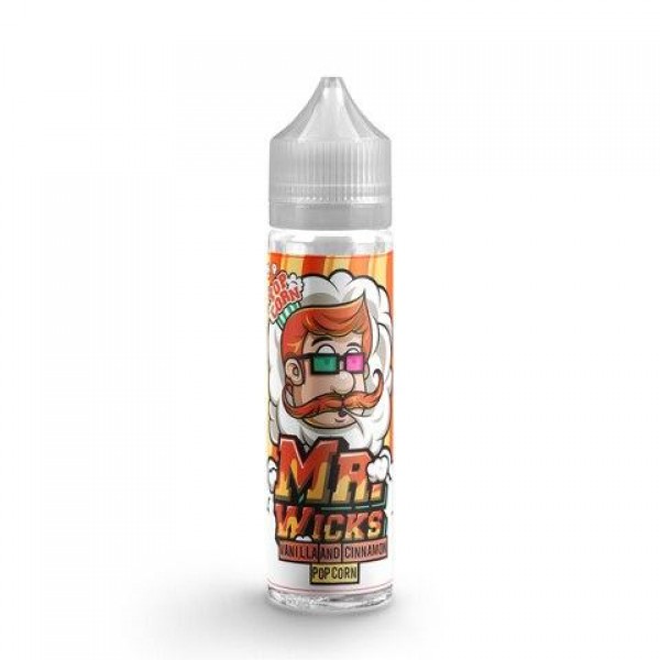 Vanilla and Cinnamon Popcorn by Mr Wicks 50ml Shortfill E Liquid 70VG Vape