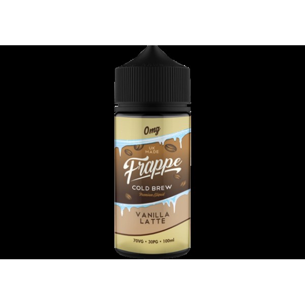 Vanilla Latte By Frappe 100ML E Liquid 70VG Vape 0MG Juice