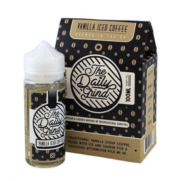 Vanilla Iced Coffee By The Daily Grind 100ML E Liquid 70VG Vape 0MG Juice