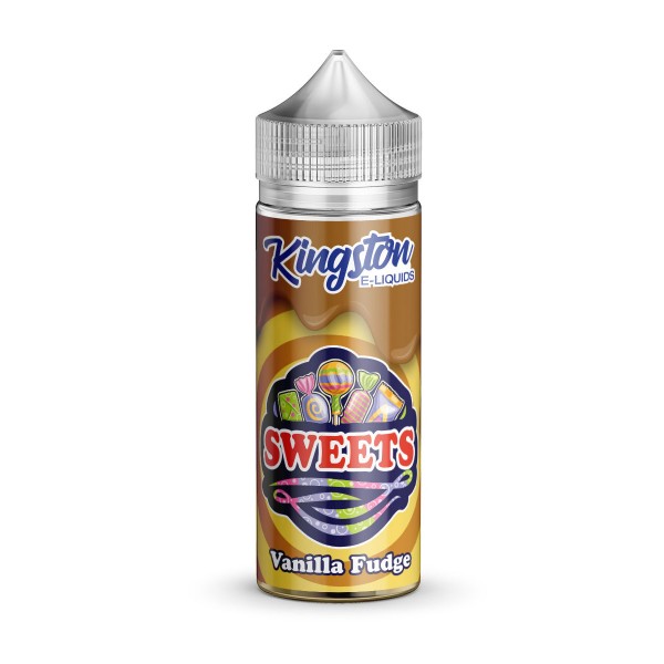 Vanilla Fudge by Kingston 100ml New Bottle E Liquid 70VG Juice