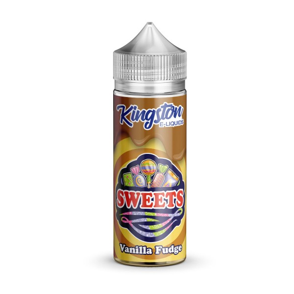 Vanilla Fudge by Kingston 100ml New Bottle E Liquid 70VG Juice