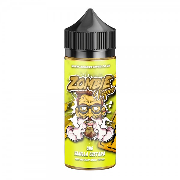 Vanilla Custard By Zombie Vapes, 50ML E Liquid, 70VG Vape, 0MG Juice