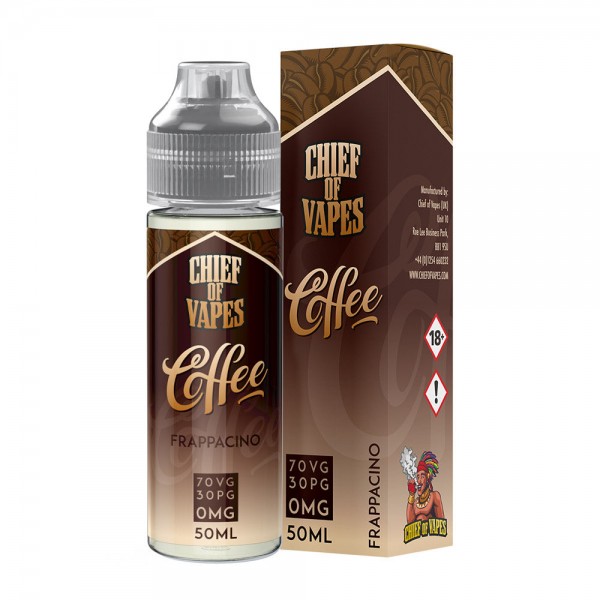 Chief Of Vapes Frappacino 50ml E Liquid Juice 70vg Vape Shortfill Subohm