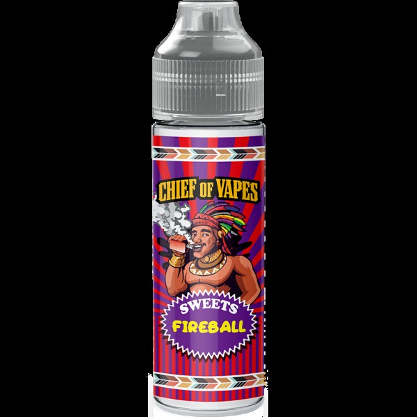 Chief Of Vapes Fireball 50ml E Liquid Juice 70vg Vape Shortfill Subohm