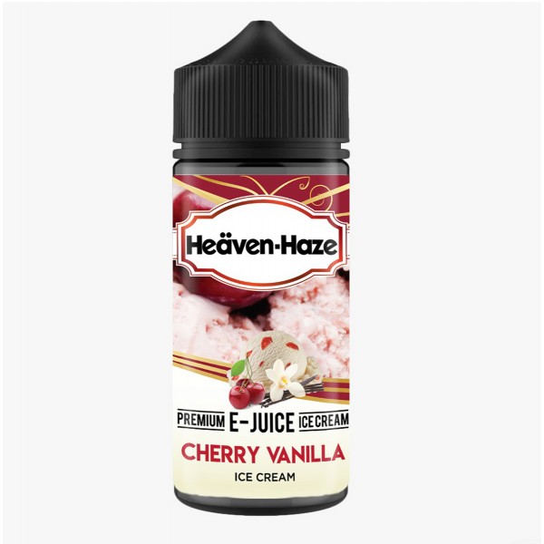 Cherry Vanilla Ice Cream By Heaven Haze 100ML E Liquid 70VG Vape 0MG Juice