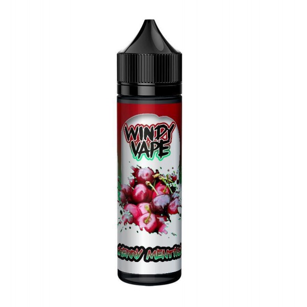 Cherry Menthol by Windy Vape 50ml E Liquid Juice 0mg 80vg 20pg