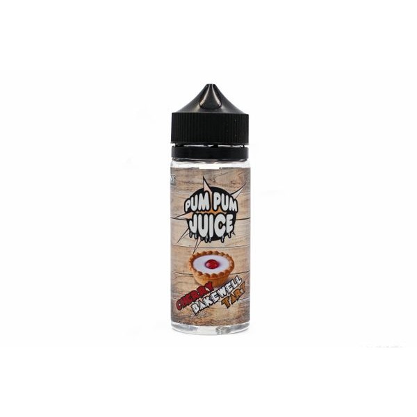 Cherry Bakewell Tart by Pum Pum Juice. 0MG 100ML E-liquid. 70VG/30PG Vape Juice